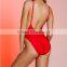 Red Scoop Back Monokini One Piece Swimsuit Swimwear 2016 HSS5338