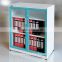 Popular top quality stainless steel metal library using bookcase