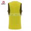 high quality running yellow colour vest for sales