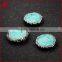 Special style silver metal turquoise beads with cz, zircon pave turquoise jewelry