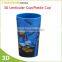 Well known Brand promotion 3D lenticular 12oz plastic cup