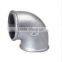 hot dipped malleable iron pipe fittings 90 degree elbow