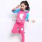 100% cotton baby girl casual long coat suit