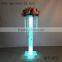 LED light party and wedding decorations new design crystal and acrylic flower stand wedding table centerpiece (MCP-072)