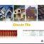 black Stone coated mental roofing tiles
