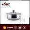 NOBO steel handle Indian stainless steel pot/pan set