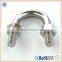 High Rust Resistant Stainless M6 U Bolt With 500 Hours Salt Spray