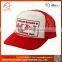 Cheap wholesale 6 panel promotional custom black and orange baseball cap