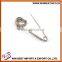 Hot selling 2015 costume jewellery trendy brooches, hang tag safety pin