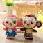 Mini monkey plush toy keyring elephant