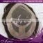 Grey synthetic Hair mens hairpiece for men