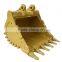 Excavator rock bucket with high quality made in china