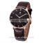 antique Ultra-thin leather band Watches British men and women couples watch