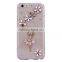 Diamond Bling Clear Hard Plastic Mirror Case for iPhone 4 5 6 6plus