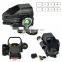 Funpowerland 4Reticle Electro Green & Red Dot Combo Laser Sight Scope with Side Red Laser Sight Combo