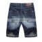 lastest jeans shorts men design jeans boy straight ripped cotton denim short pants jeans half pants