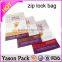 YASON coffee bag with zip lock clothes bag zip up sell well clear plastic zip bags