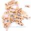 Wooden IQ Intelligent Puzzle Kongming Lock Brain Teaser Twenty Four Lock