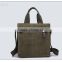 beige canvas shoulder messenger bag customized fashionable canvas bag Promotional Messenger Bags