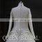 Real Works Appliques Muslim Bridal Wedding Dress Long Sleeve Ball Gown