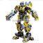 Bumblebee robot 3d paper model toy cardboard puzzle