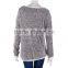 2015 new product White Tiger shape pullover long knitting sweater for lady