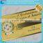 High End Brushed Solid Golden Brass Furniture Tag