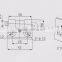 JL221 zinc alloy cabinet door hinge