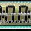 gray China manufacture 7 segment 6digit lcd display