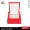 red packaging jewelry box custom logo for display