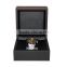 Luxurious Wooden Watch box/Black paper watch box for single watch