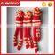 A-829 Handmade Hat And Scarf For Wine Bottle Knitted Wine Bottle Hat Decoration Santa Knitting Hat For Bottle