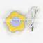 Cheap funny cute 4 ports usb hub in flower design for promotions