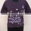Round Neck Purple Color Screen Printed Beautiful T-shirts & Shirts / 100% Hojari Fabric T-shirts
