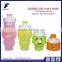 2016 hot selling kid children cute cartoon folable silicone water bottle