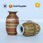 2016 personal customize ceramic artwork delicate bottle with bamboo cover
