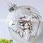 Christmas Item Glass Newest Type Unique Shape Christmas Ball Ornament With Cap