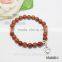 2016 Unisex boy stone beads golden sand stone braclets For sale