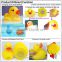 eco-friendly PVC Material Yellow Weighted Rubber Duck
