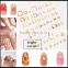 2016 New Design 3D Hollow Nail Art Jewelry Fashion Nail sticker Lovely metal nail art stud