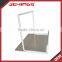 Powder Coating White Counter top Book Store Display Shelves