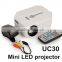cheap VGA HD LCD Projector with USB/HDMI / VGA / Video / SD UC30 mini projector