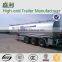 Carbon Steel 50000L Tank Semi Trailer Fuel Tanker Trailer With ADR Certificate