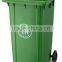 Outdoor 120L Plastic wheeled waste bin/ garbage bin/trash can