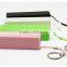 Multi color good quality plastic 2600mah power bank manufacturer in shenzhen factory