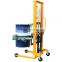 Manual Hydraulic Lifting and Tilting Drum Stacker with Weight Scale