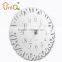 Beautiful MDF round wood wall clock for decoration