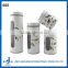 TP12093 hot selling glassware wholesales white stainless steel coating with blackboard paint glass storage jar with lid