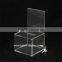 wholesale acrylic charity box ideas
