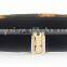 wholesale cheap/ Best PU leather belt gold metal belt for lady/black